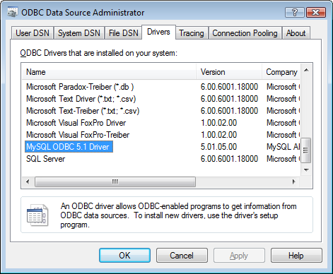 How to install odbc driver in windows 7 for oracle
