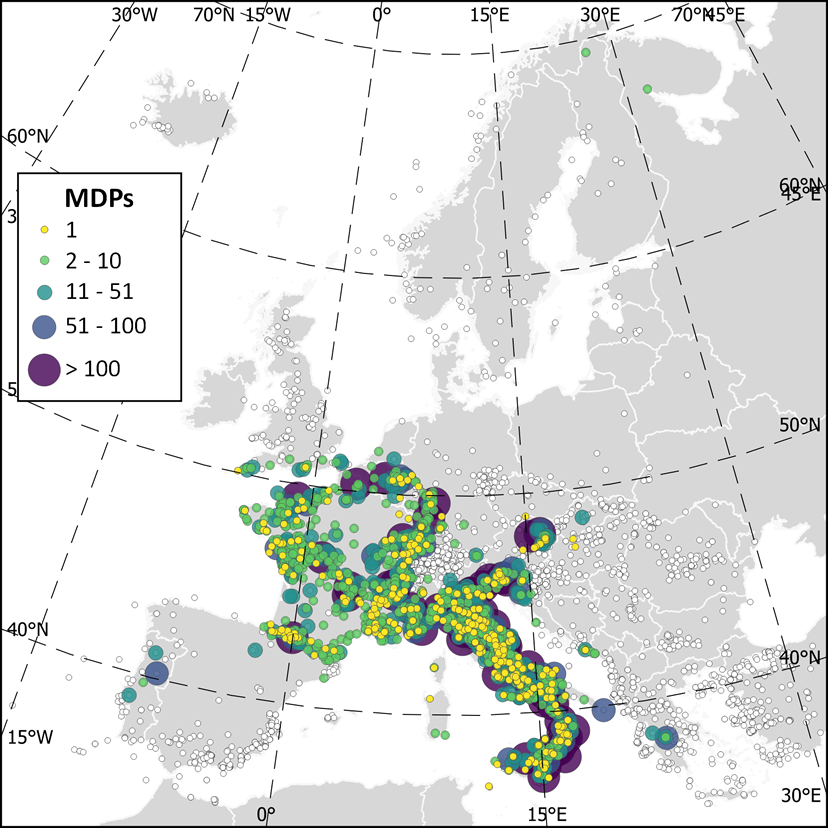 earthquakes with new sources of MDPs in EPICA v. 1.1