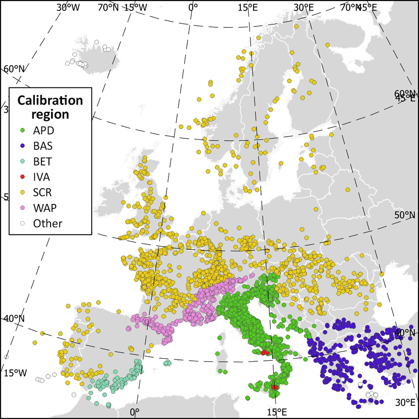 calibration regions